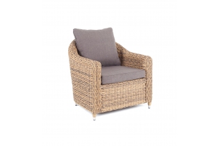«Кон Панна» кресло из искусственного ротанга (гиацинт), цвет соломенный